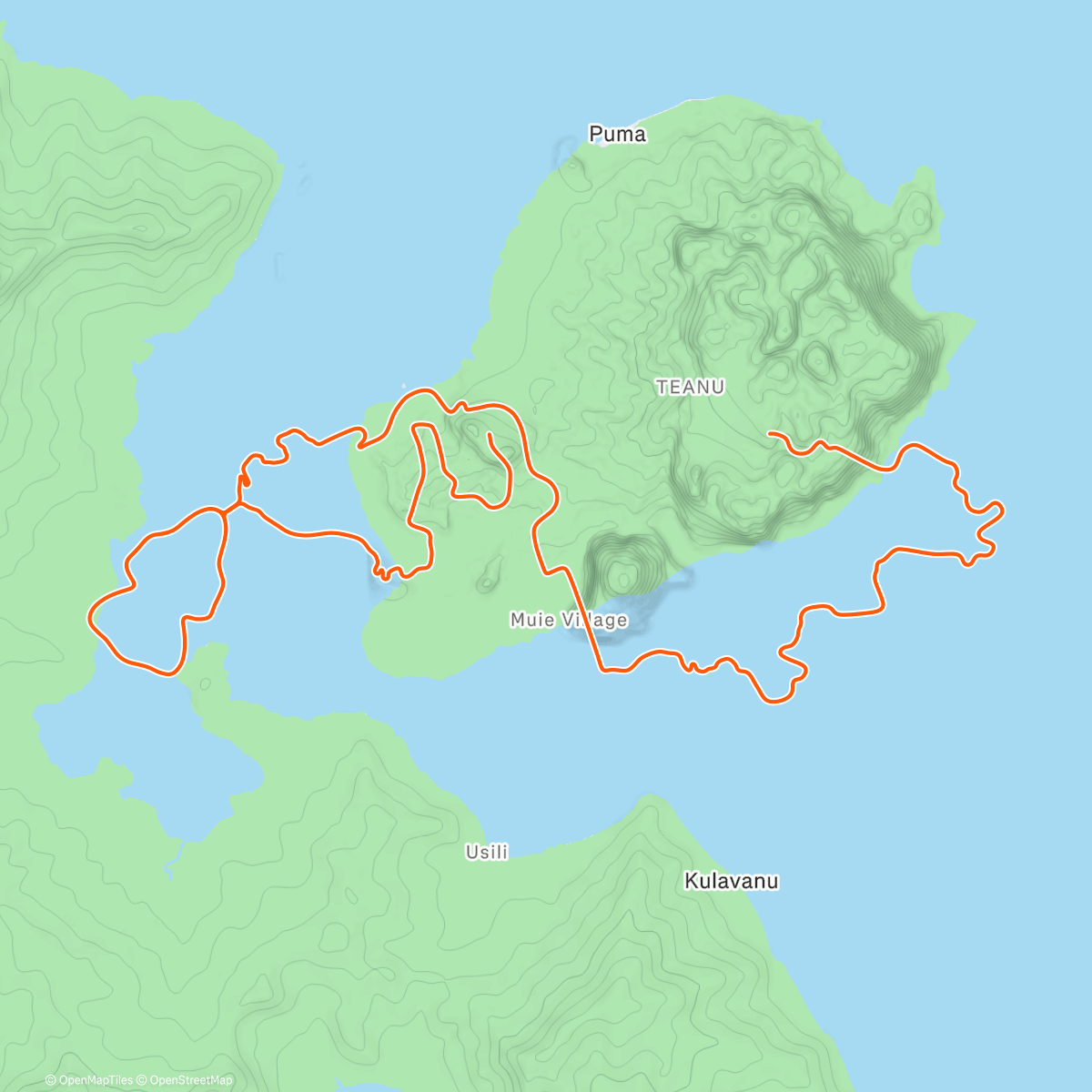 Map of the activity, Zwift - Big Flat 8 in Watopia