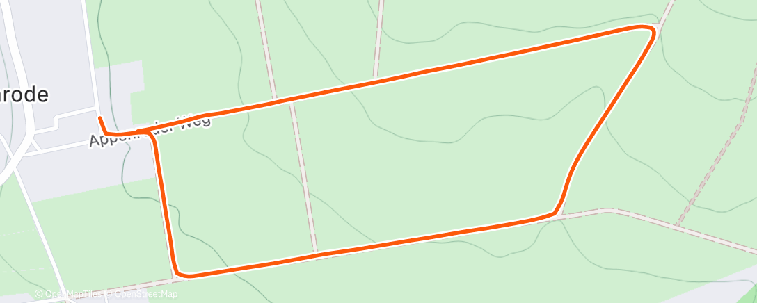Карта физической активности (Spaziergang am Nachmittag)
