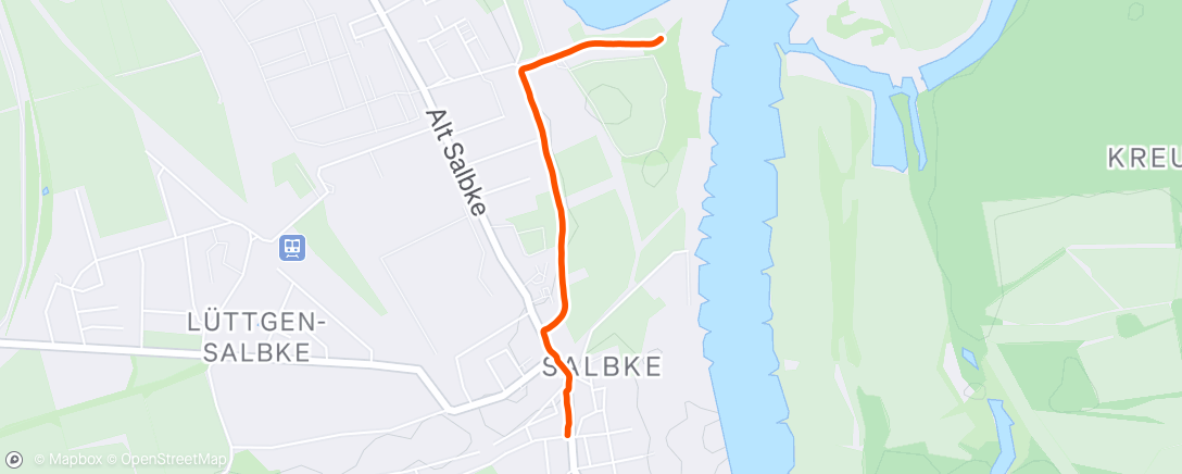 Map of the activity, Spaziergang am Nachmittag