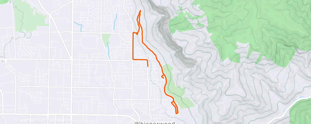 Map of the activity, Bike park with the girls