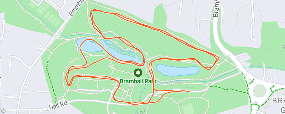 Karte der Aktivität „Bramhall parkrun”