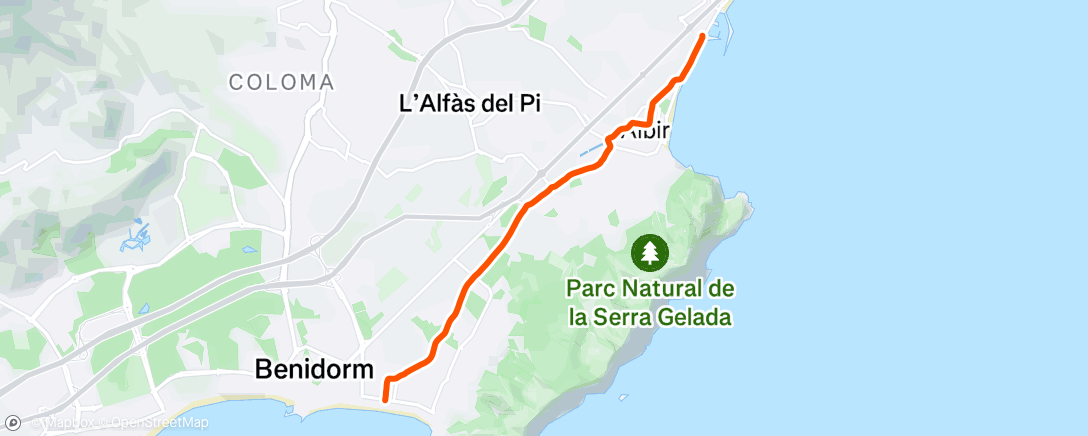 Map of the activity, Namiddagrit