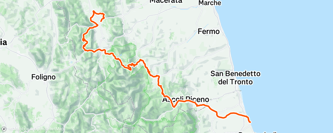 Map of the activity, Giro d'Italia 🇮🇹 - Tappa 8