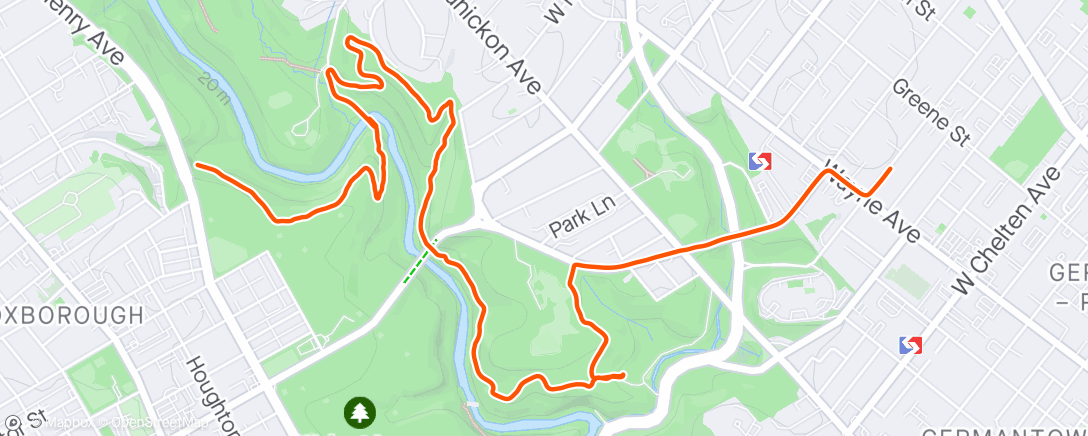 Map of the activity, First ride on the Lead Pencil 🥰