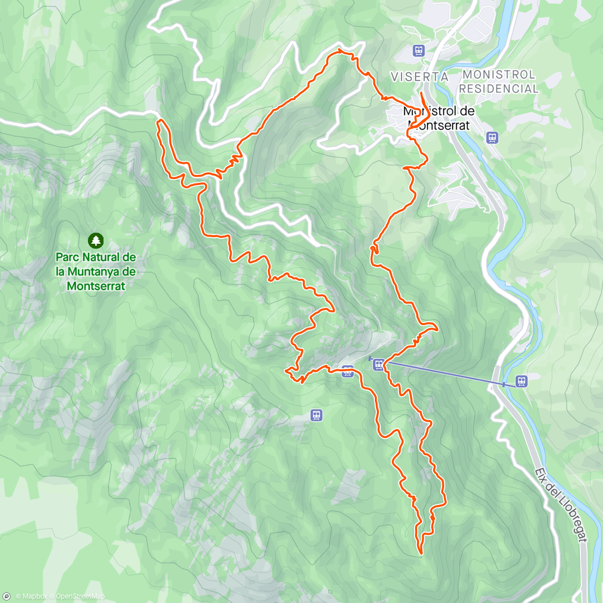 Map of the activity, Montserrat 🥰🤘🏻