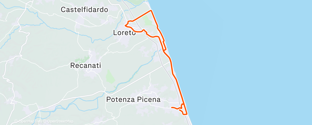 Карта физической активности (Pandoro Ride 🎄)