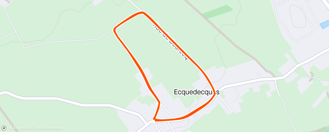 Mappa dell'attività Course à pied en soirée avec Sev, J-2