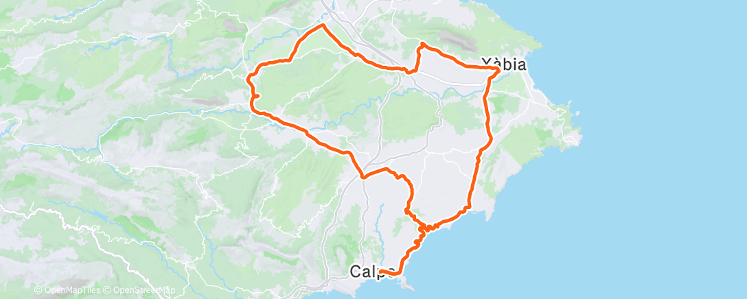 アクティビティ「Sortie vélo le midi」の地図