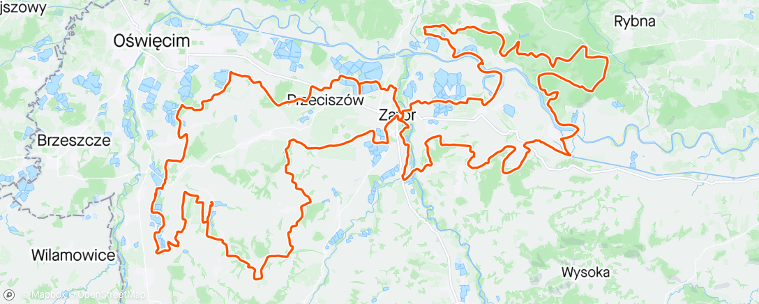 アクティビティ「Karp błotny」の地図