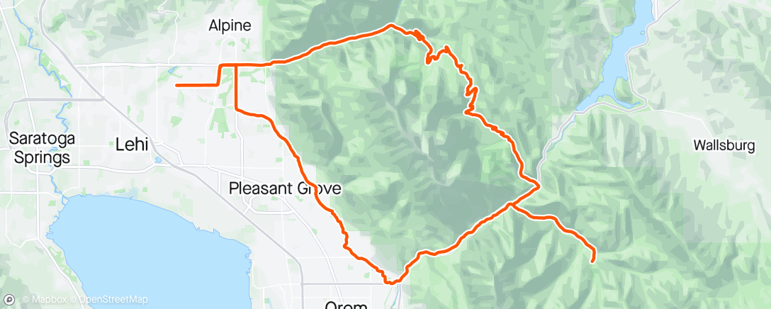 Karte der Aktivität „South Fork + Alpine Loop”