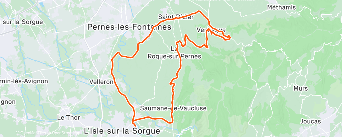 Map of the activity, Sortie vélo 🥶🥶🥶