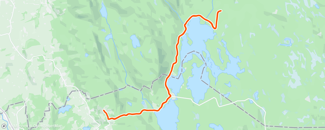 Map of the activity, Morning Run