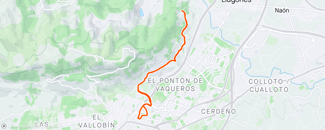 Map of the activity, Trote 🌞🚶‍♀️de tarde !!