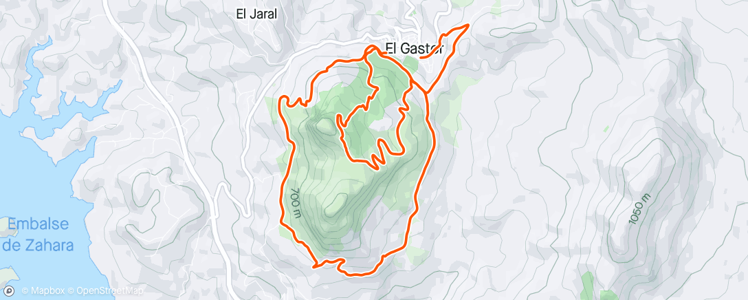 Mapa de la actividad (XI Trail Dolmen del Gigante 2024)