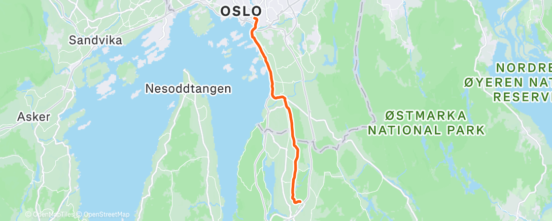 Map of the activity, Morning Gravel Ride