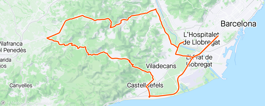Map of the activity, Volta Catalunya #7 🇪🇸