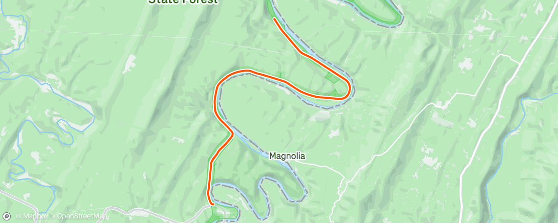 Map of the activity, Morning Ride