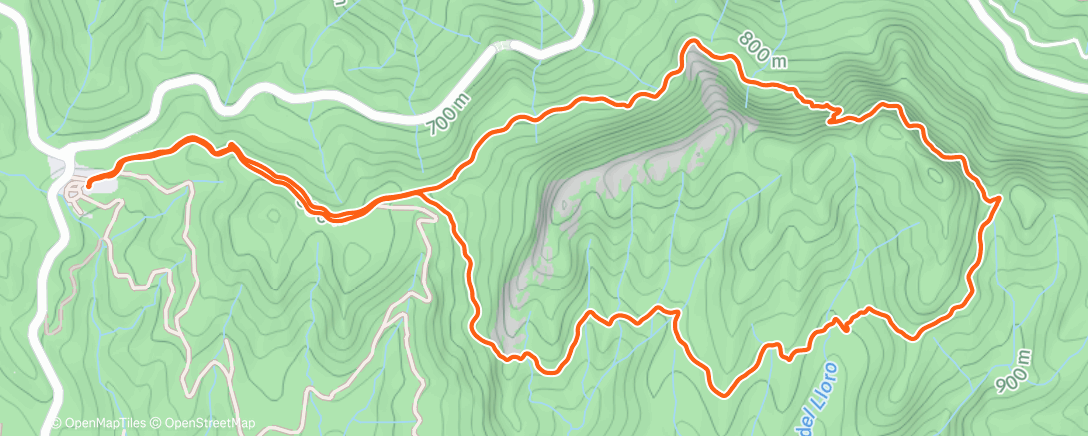 Peta aktivitas, Morning Trail Run