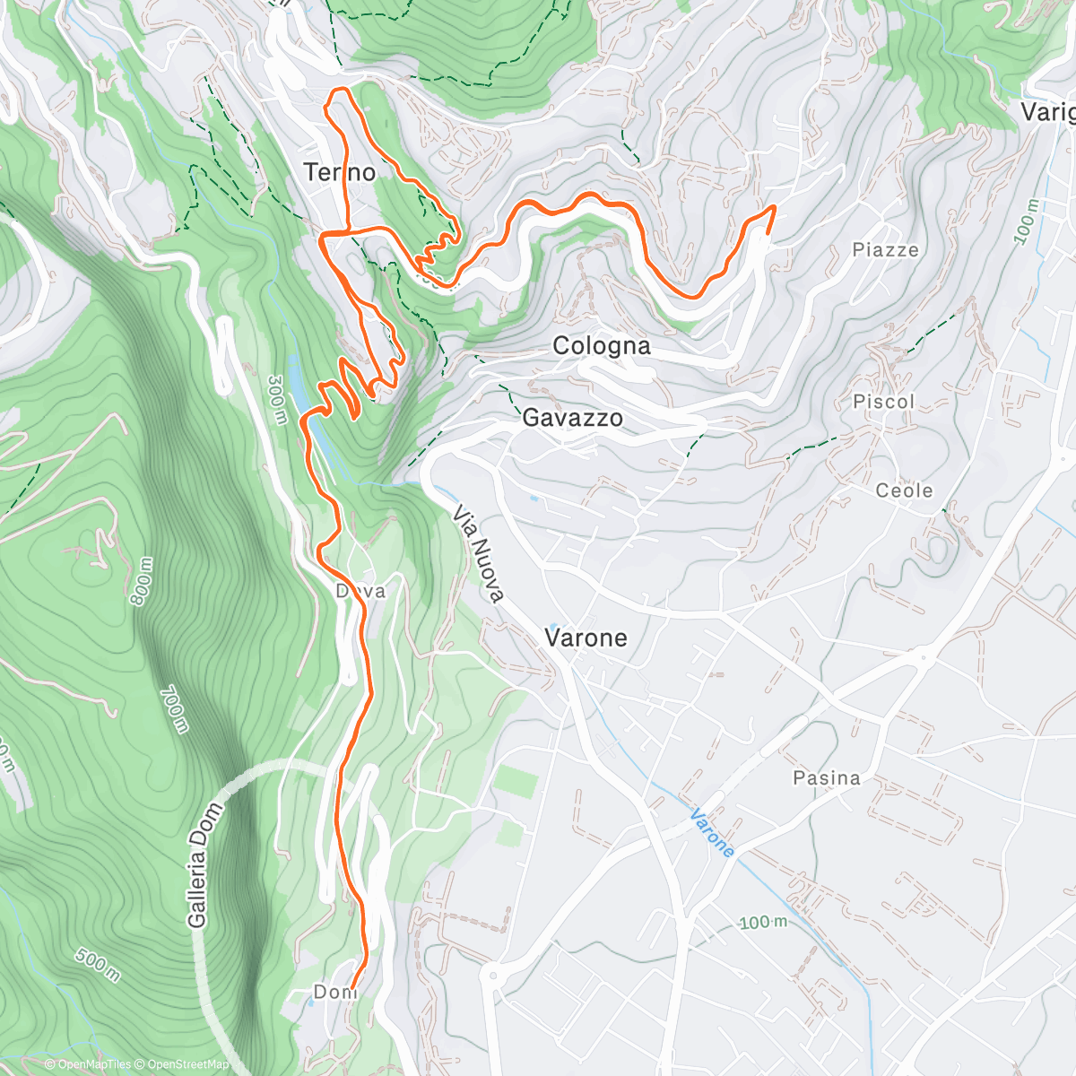 Map of the activity, Checking some of tomorrow’s route