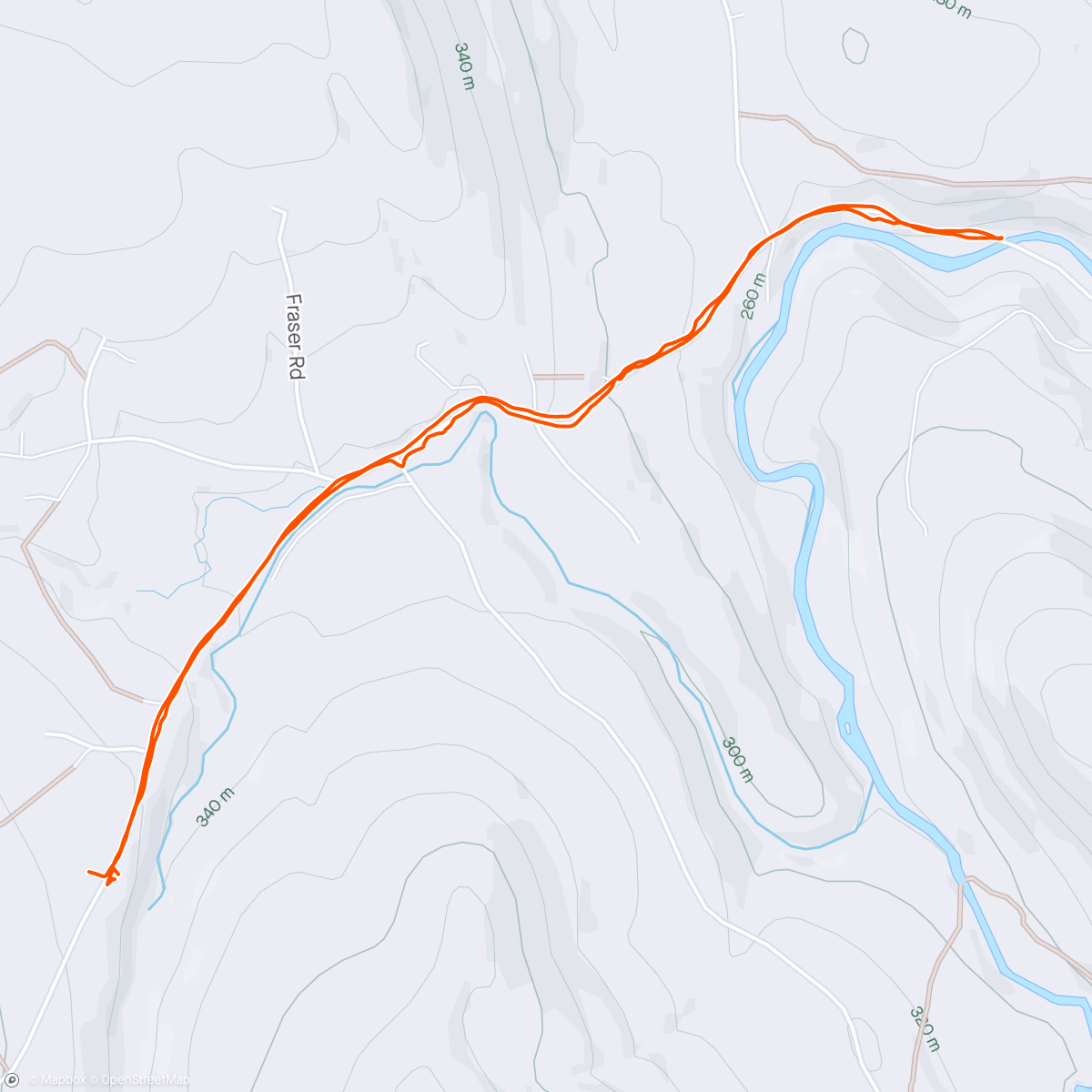 Map of the activity, almost