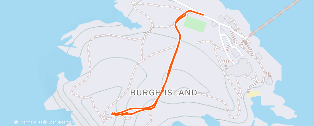 Map of the activity, NYD walk with the fam 🥰♥️🌊