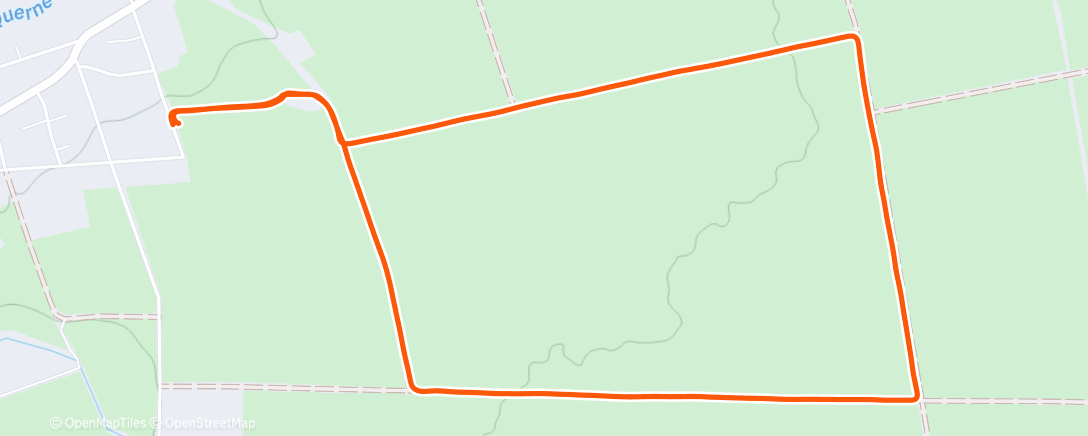 Map of the activity, Trainingsstart 2026