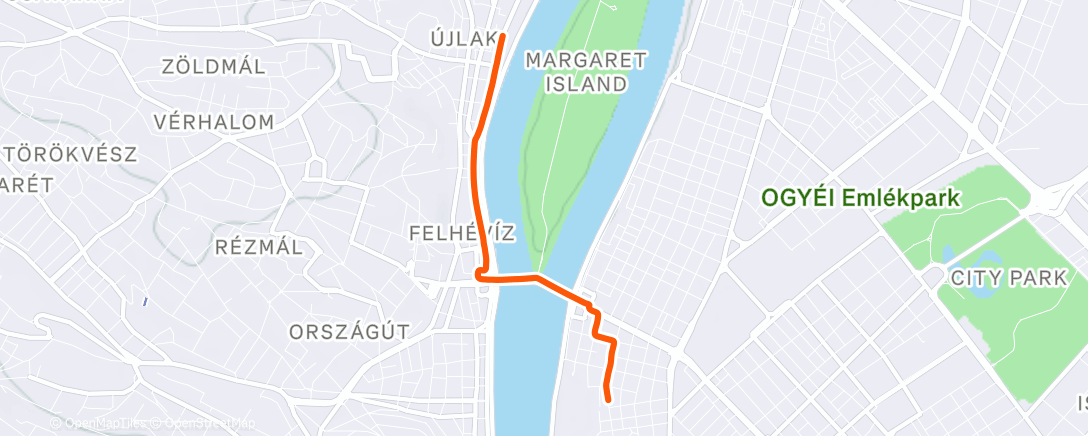Map of the activity, Morning Ride