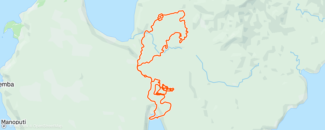 Map of the activity, Zwift - 3x10min Threshold on Chasing the Sun in Makuri Islands