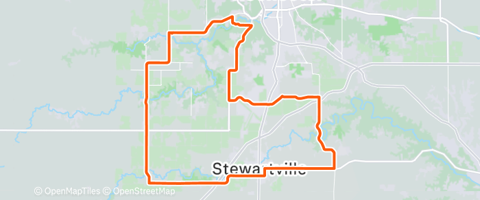 Route map for The We’re Riding Anyway Ride