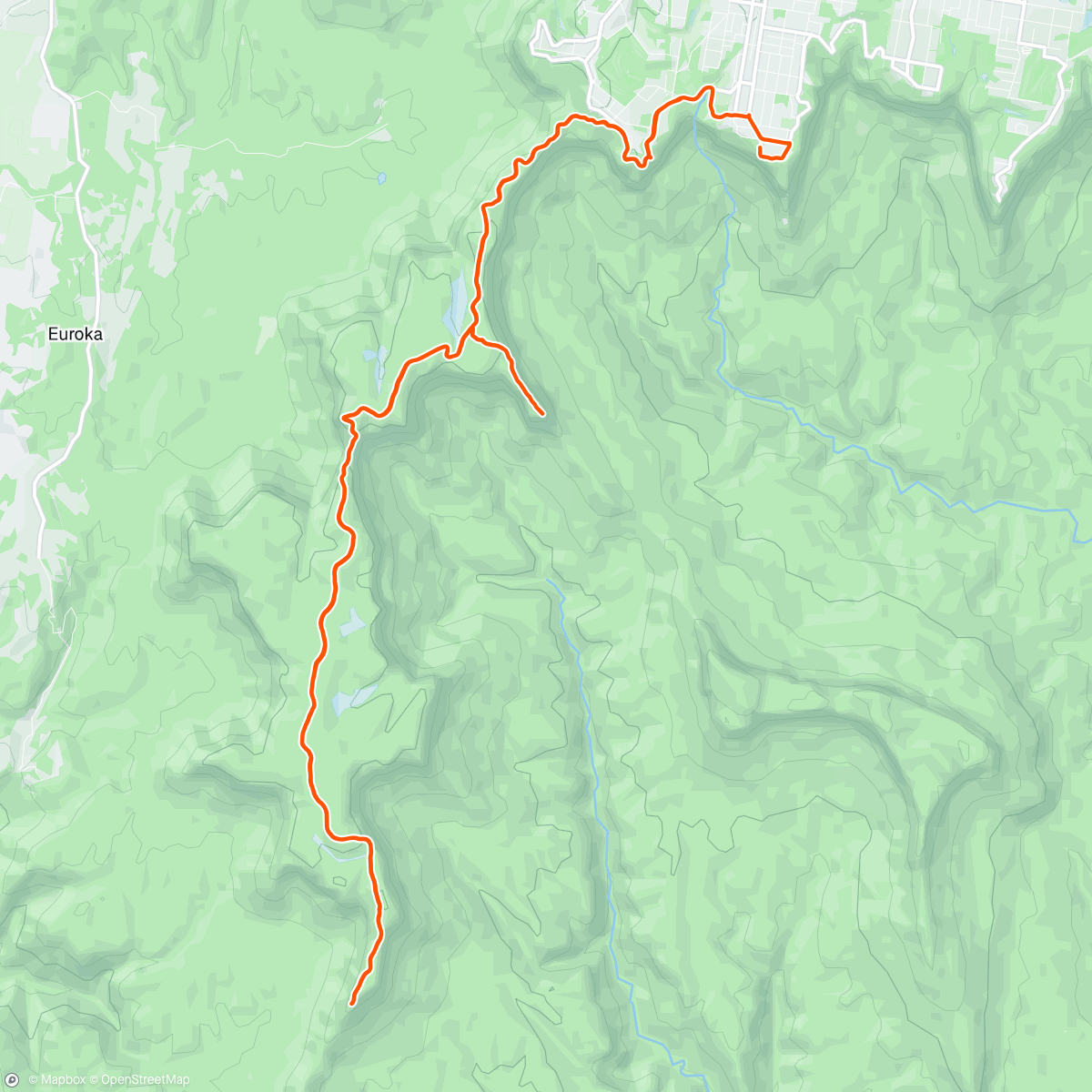 Map of the activity, Narrow Neck Trail and Castle Peak 👌