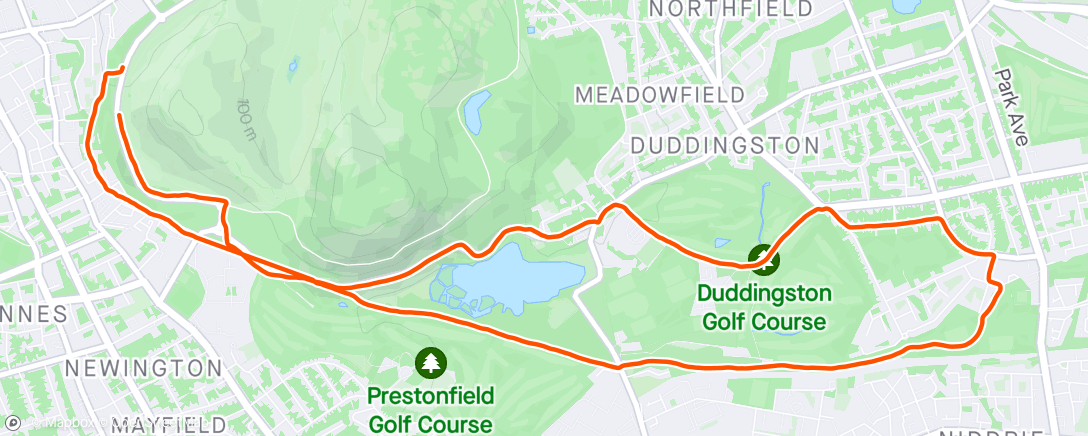 Map of the activity, First run with Alex in 4 Years
