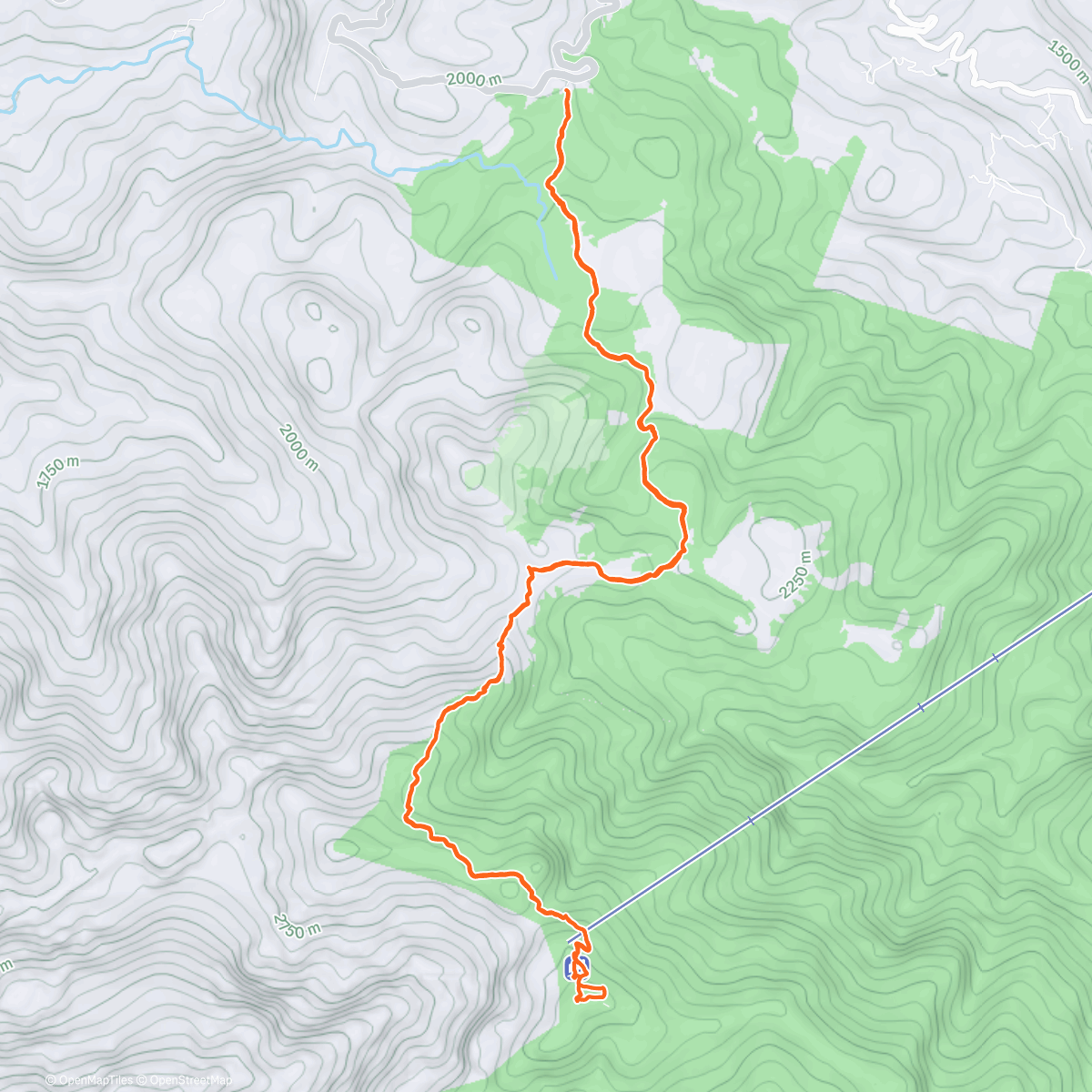 Map of the activity, Mt. Fansipan