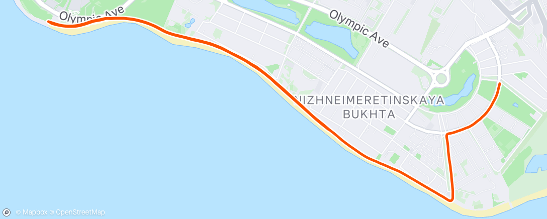 Map of the activity, 5ВЁРСТ Сириус N142 - 19:27