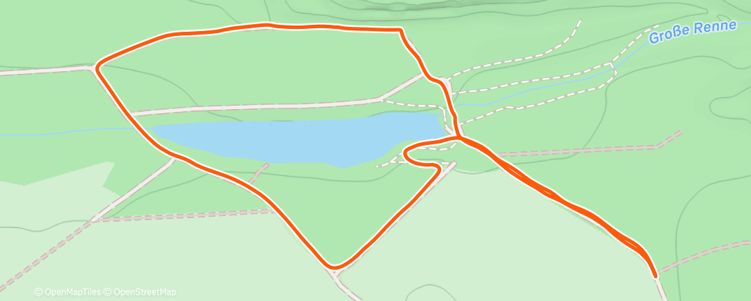 Map of the activity, Mittagspaziergang