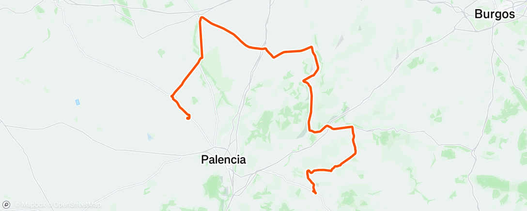 Map of the activity, Vuelta stage 6