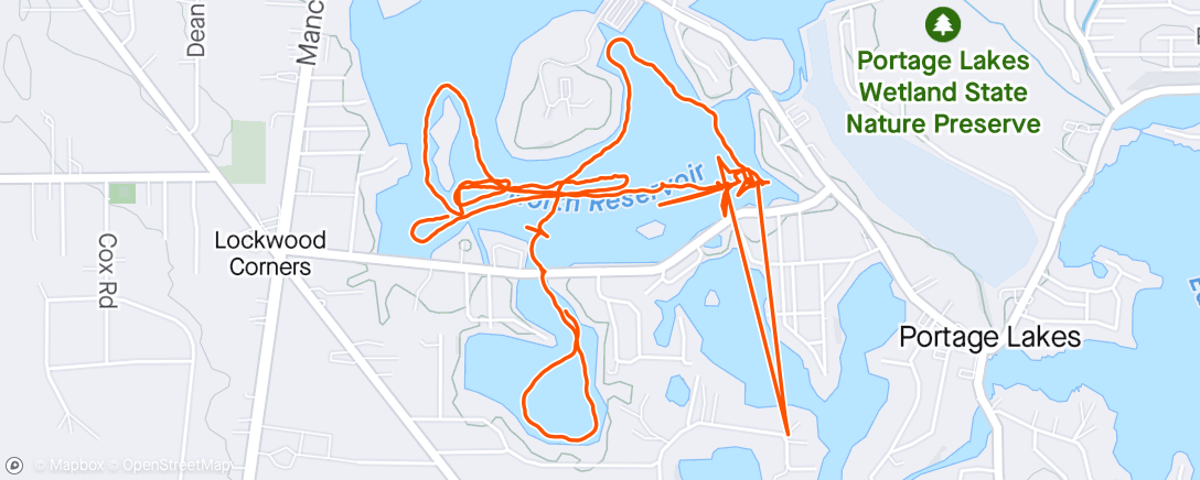 Mappa dell'attività Afternoon Stand Up Paddling