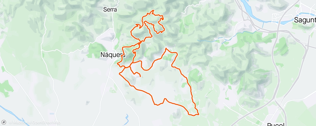 Map of the activity, 41km +1.189m Última Maratón de cara a Cami de Cavalls 🐴...