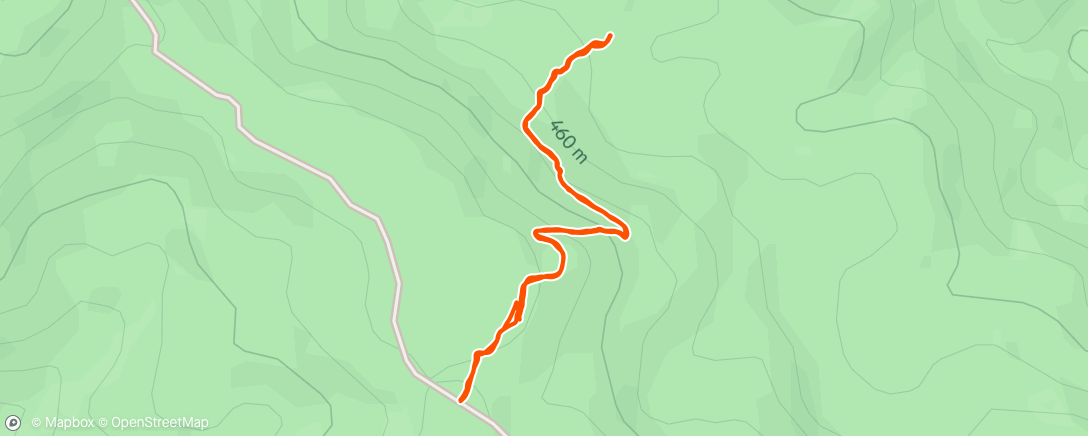 Map of the activity, Afternoon Walk