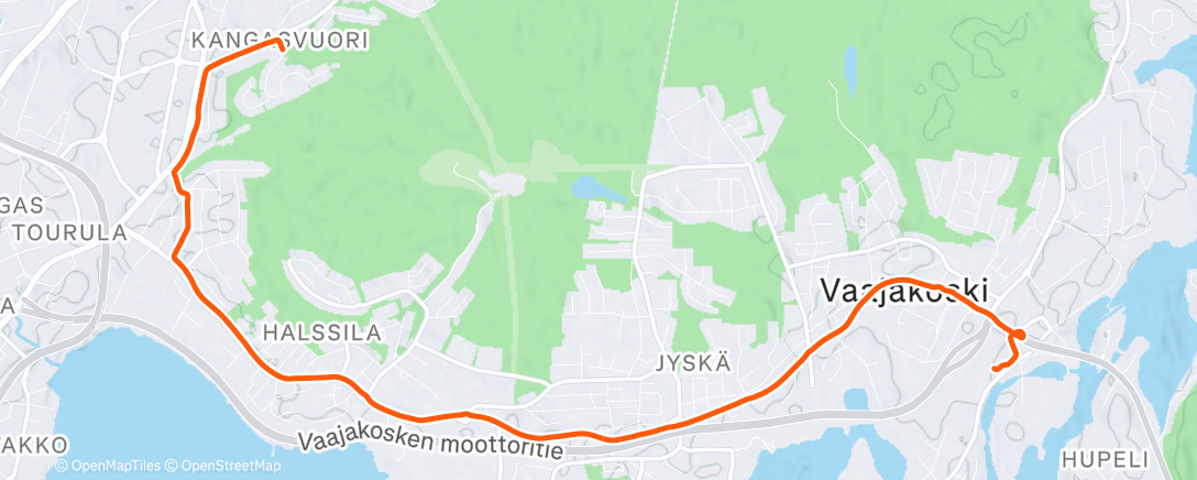 Карта физической активности (Morning Ride)