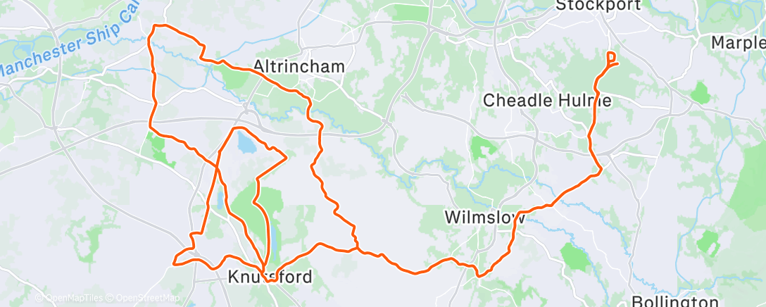 アクティビティ「Morning Ride」の地図