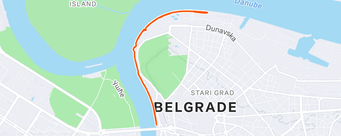 Карта физической активности (Утренний забег)