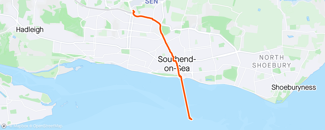 Map of the activity, Walk from our hotel to the end of the worlds longest pier