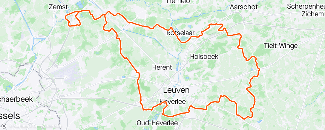 「Verbruggelingen - rond Leuven」活動的地圖