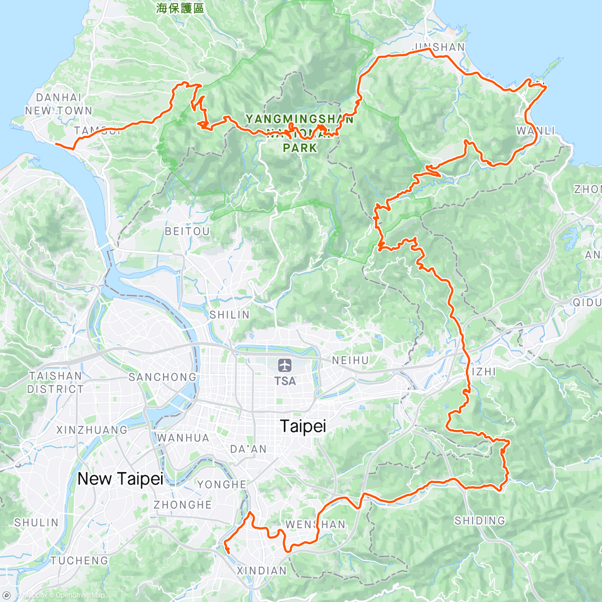 Map of the activity, Unfound Taipei training camp day 4 - fin