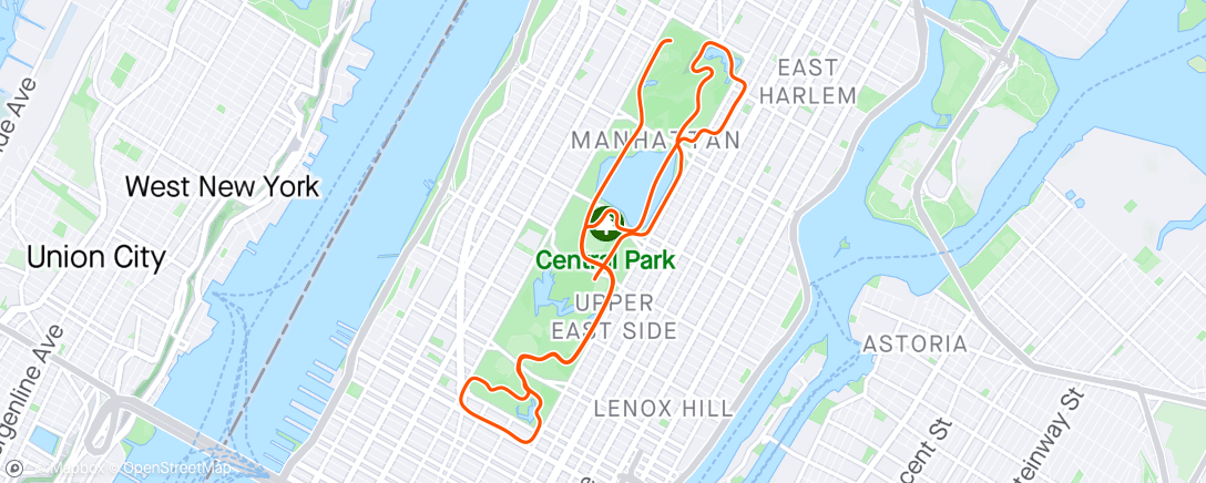 Map of the activity, Zwift - Lavender Unicorn in New York