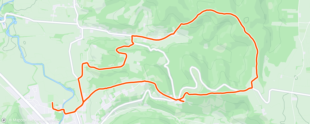 Mappa dell'attività Trail dans l'après-midi