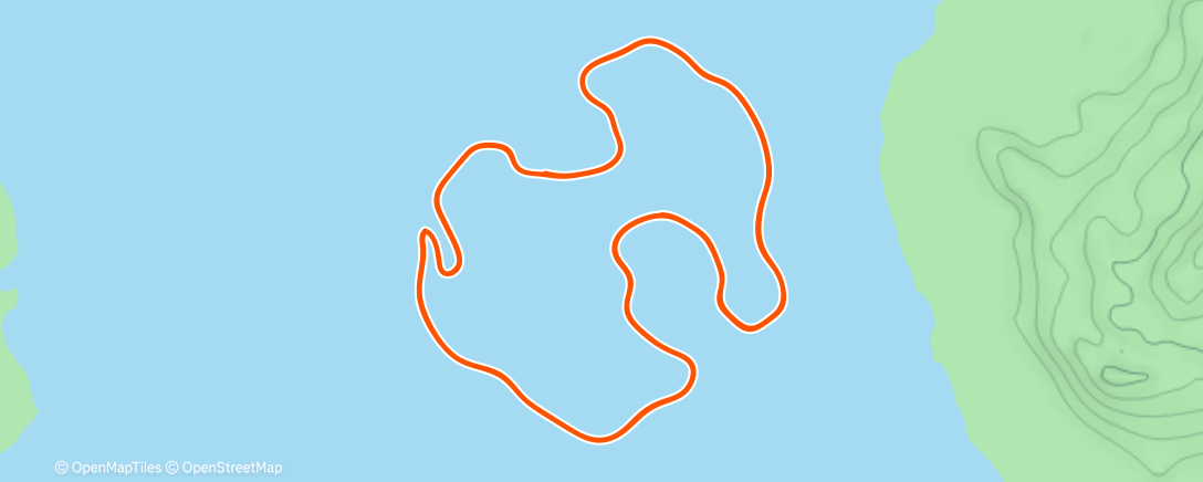 Map of the activity, Zwift - Volcano Circuit in Watopia