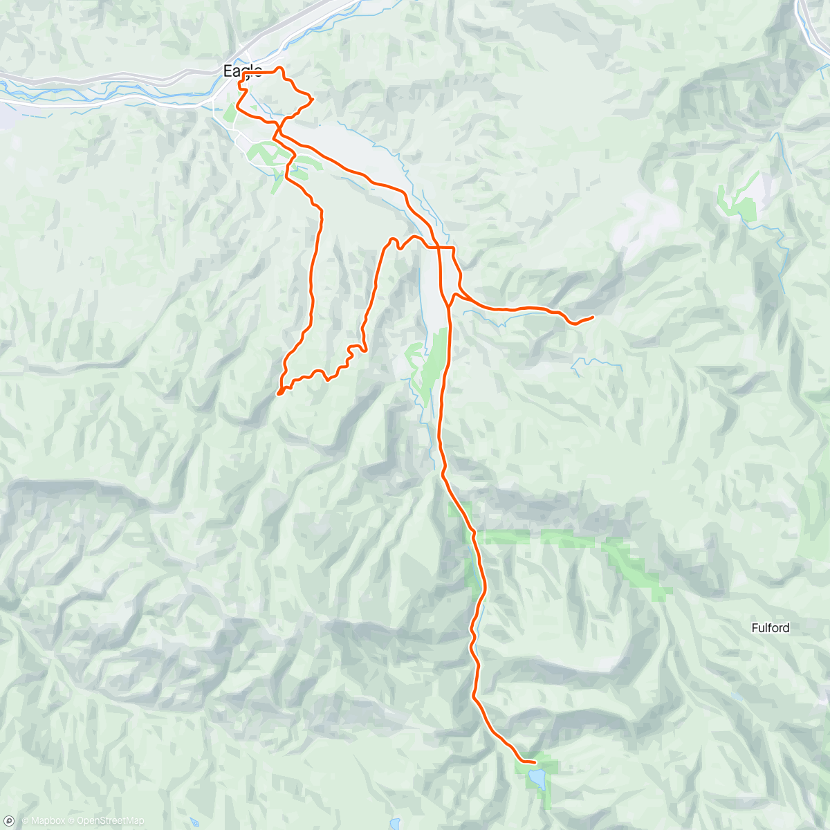 Map of the activity, Group ride