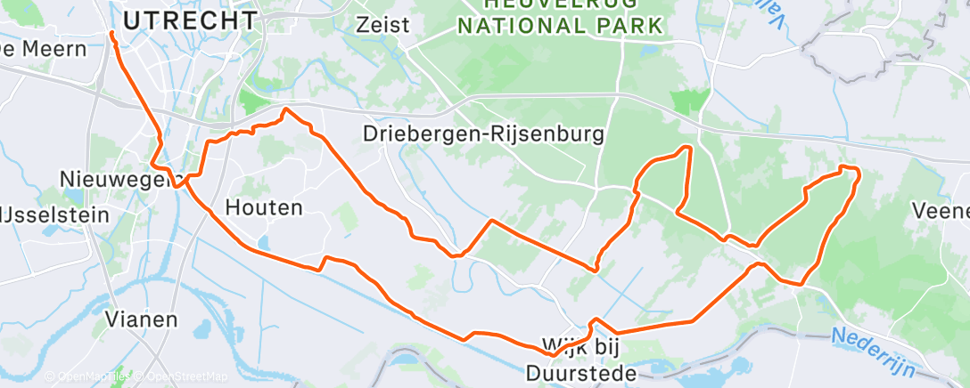 Map of the activity, Ochtendrit