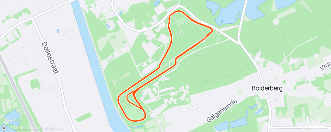 Map of the activity, Vlaamse wielerschool